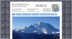 Desktop Screenshot of primehealthkids.com